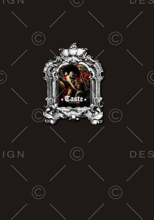 复古相框印花华亿平台图片