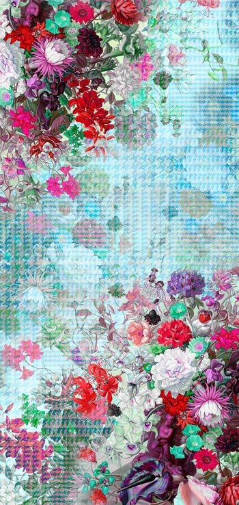 487028-梦幻花卉长巾系列