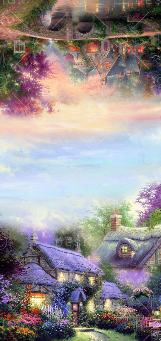 田园风印花华亿平台图片