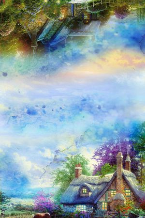 田园风印花华亿平台图片