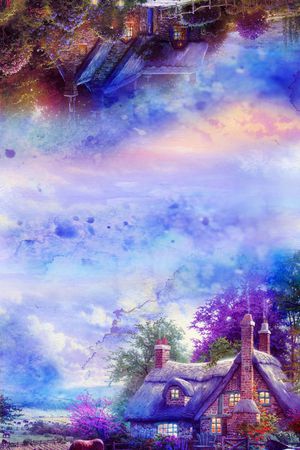 田园风印花华亿平台图片