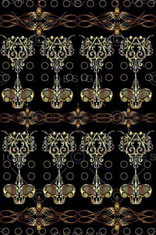 复古印花华亿平台图片