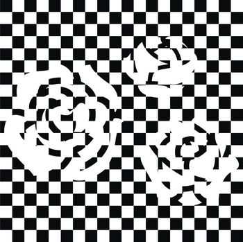 方格印花华亿平台图片