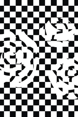 方格印花华亿平台图片