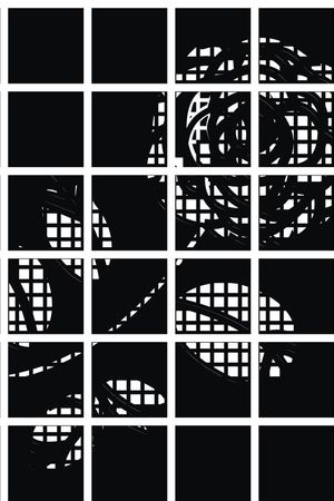 方格印花华亿平台图片