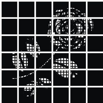 方格印花华亿平台图片