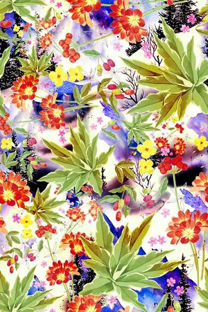 水彩印花华亿平台图片