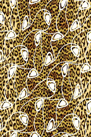 动物纹印花华亿平台图片