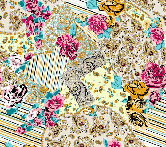 线条印花华亿平台图片