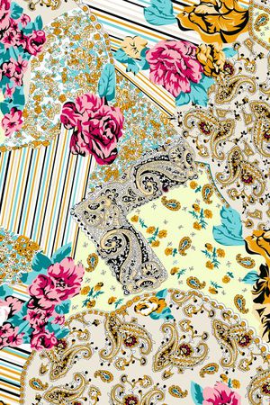 线条印花华亿平台图片