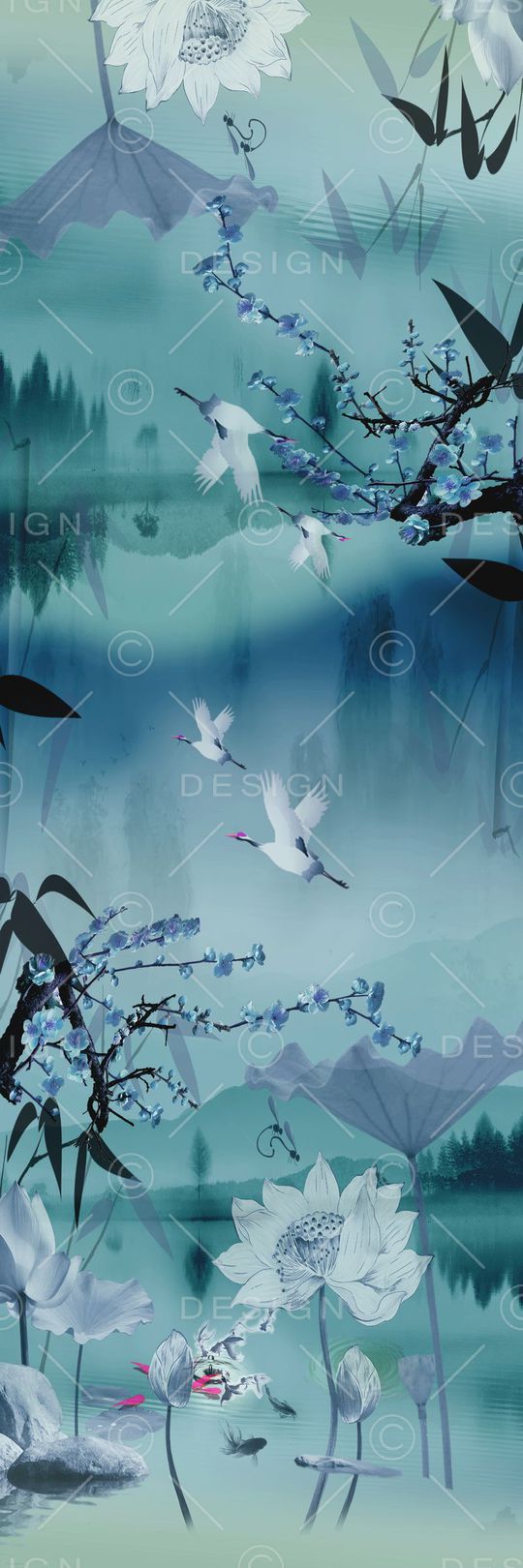 长方丝巾印花华亿平台图片