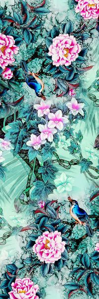 中国风印花华亿平台图片