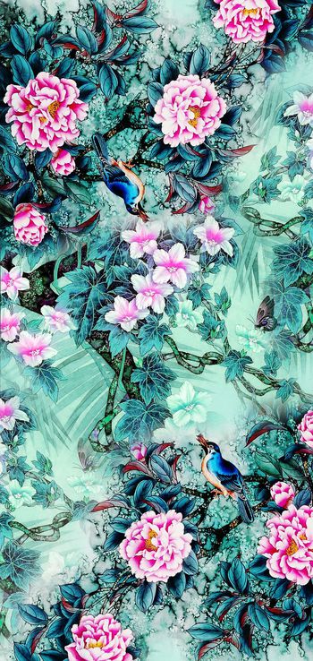 487168-梦幻花卉长巾系列