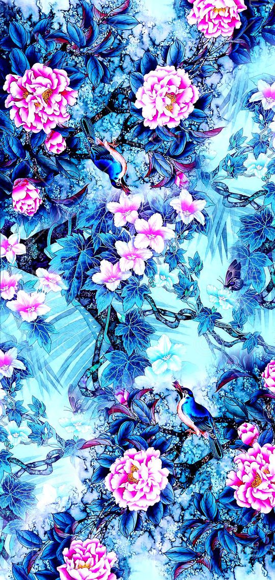 中国风印花华亿平台图片