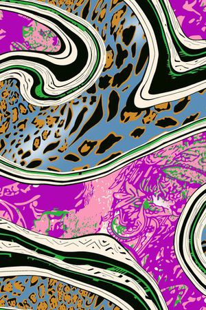 线条印花华亿平台图片