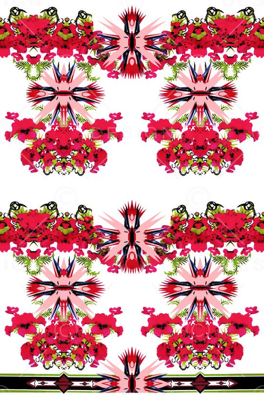 写意印花华亿平台图片