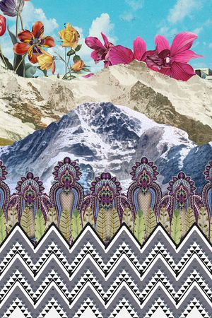 潮流时尚印花华亿平台图片