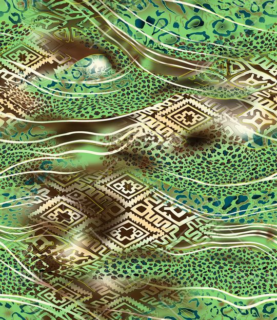 线条印花华亿平台图片