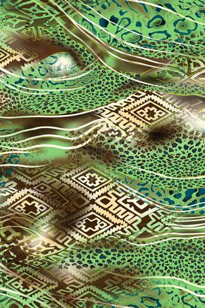 线条印花华亿平台图片