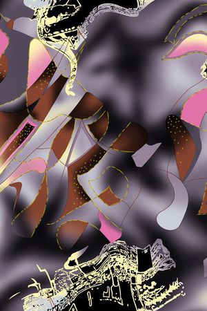 线条印花华亿平台图片