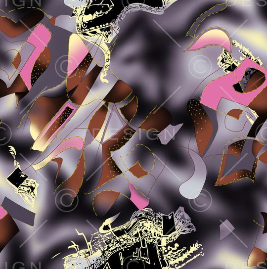 线条印花华亿平台图片