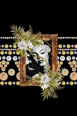 潮流时尚印花华亿平台图片