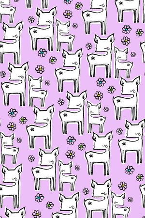 卡通印花华亿平台图片