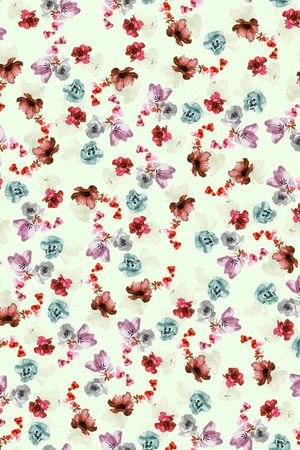 手绘印花华亿平台图片