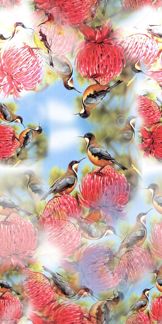 中国风印花华亿平台图片