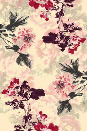 中国风印花华亿平台图片