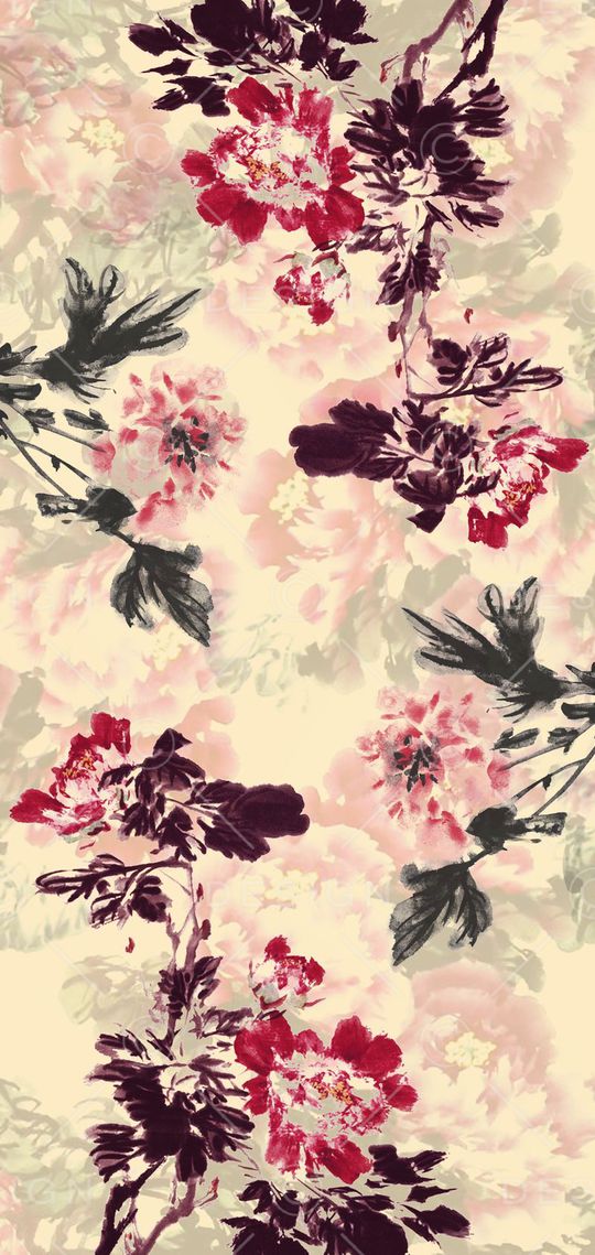 中国风印花华亿平台图片