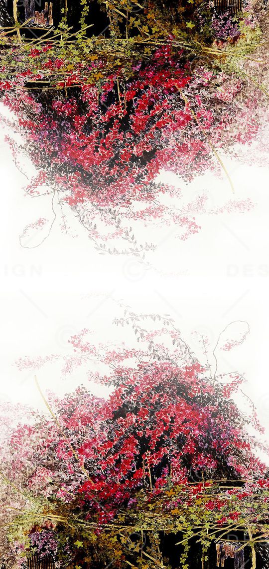 田园风印花华亿平台图片