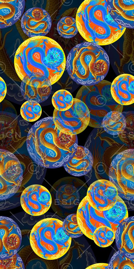 中国风印花华亿平台图片