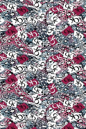 几何印花华亿平台图片