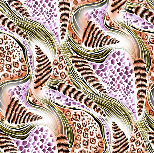 几何印花华亿平台图片