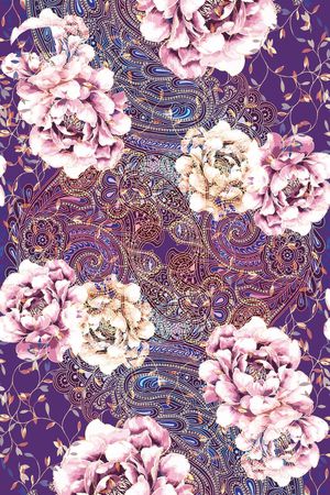 欧式  丝巾印花华亿平台图片