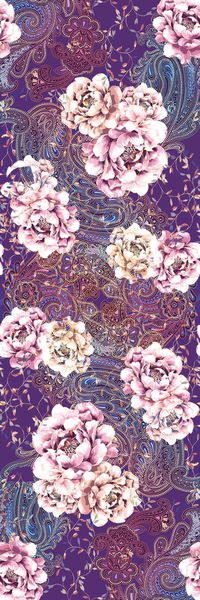 欧式  丝巾印花华亿平台图片