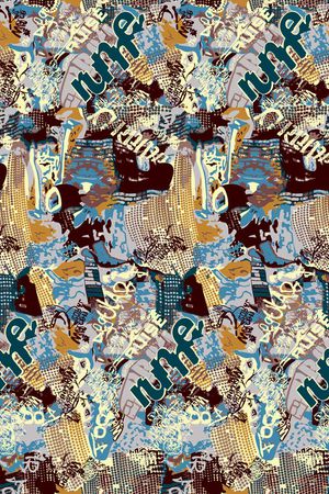 几何印花华亿平台图片