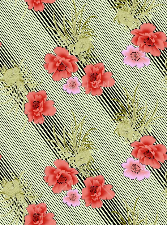 几何印花华亿平台图片