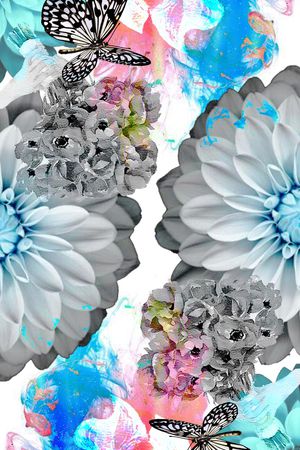 长裙印花华亿平台图片