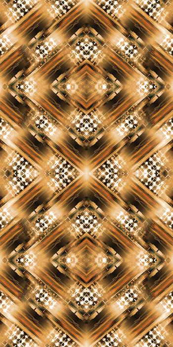 487520-大牌抽象几何圆点格子   男女装秋