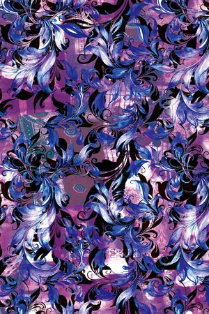 潮流时尚大牌印花华亿平台图片