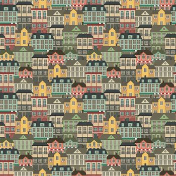 卡通  房子印花华亿平台图片