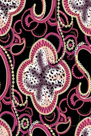 几何印花华亿平台图片