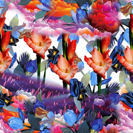 时尚印花华亿平台图片