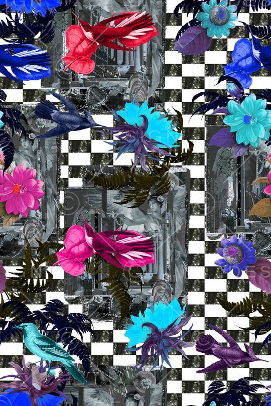 鸟印花华亿平台图片