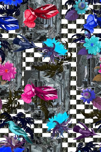 鸟印花华亿平台图片