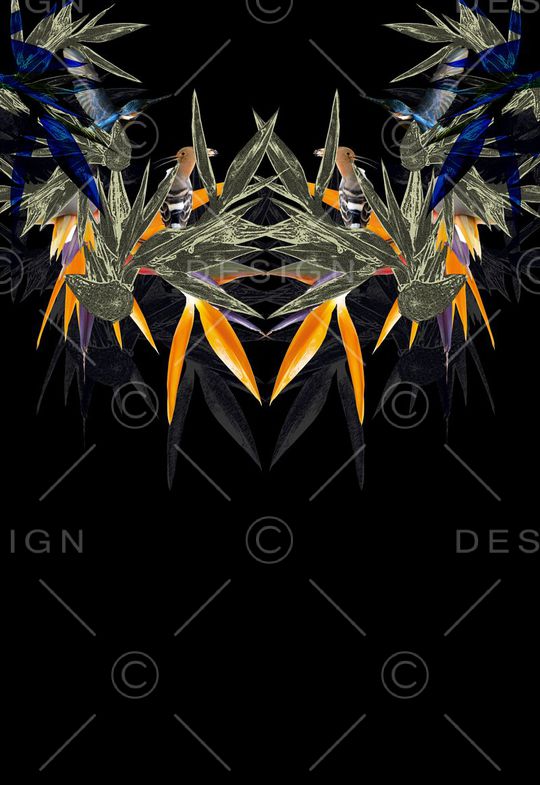 潮流时尚印花华亿平台图片