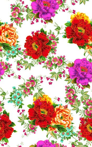 487688-欧美流行国粹精品大牡丹