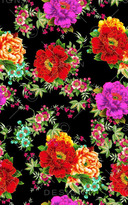 欧美流行印花华亿平台图片